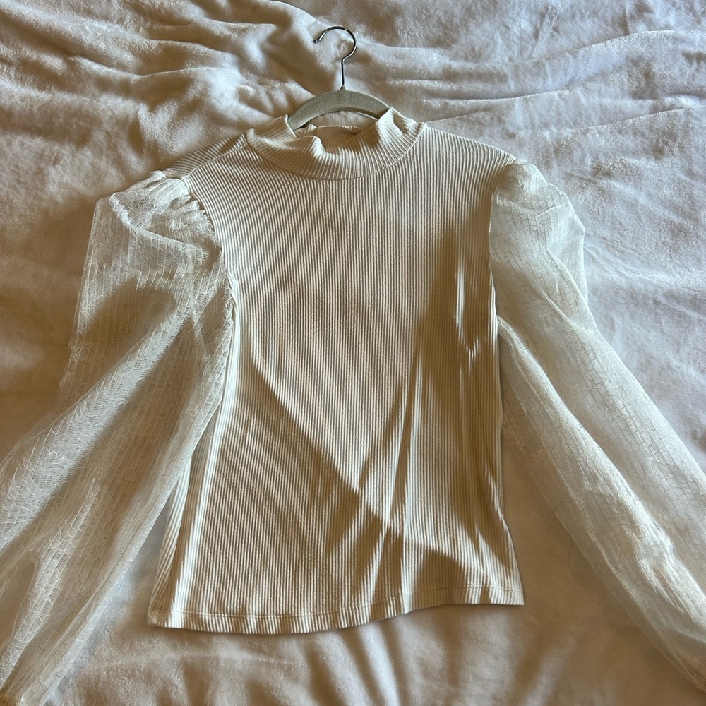 Lace Sleeved Shirt